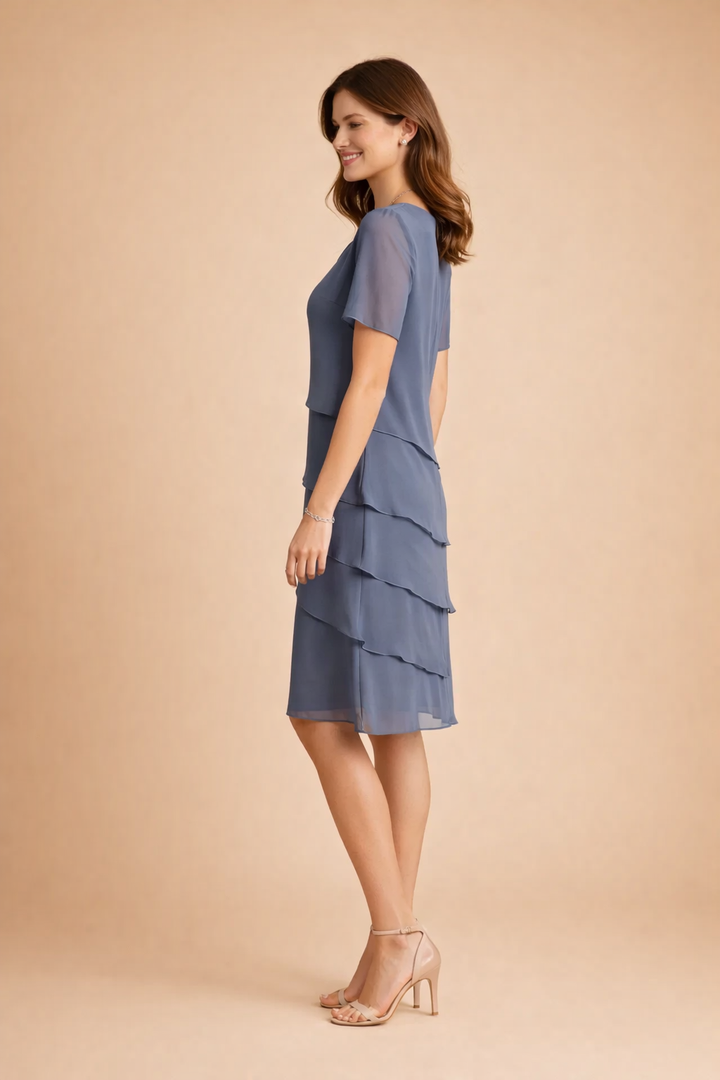 Elegant Women’s Chiffon Dress Relaxed Fit for Spring and Summer 5