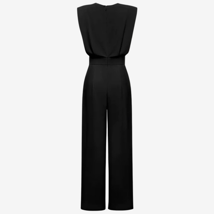Elegant Women’s Jumpsuit with Defined Waist and Wide Leg Design 3