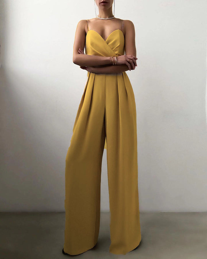 Elegant Women's Overall with High Waist and Slim Silhouette 10