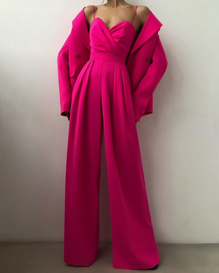 Elegant Women's Overall with High Waist and Slim Silhouette 11