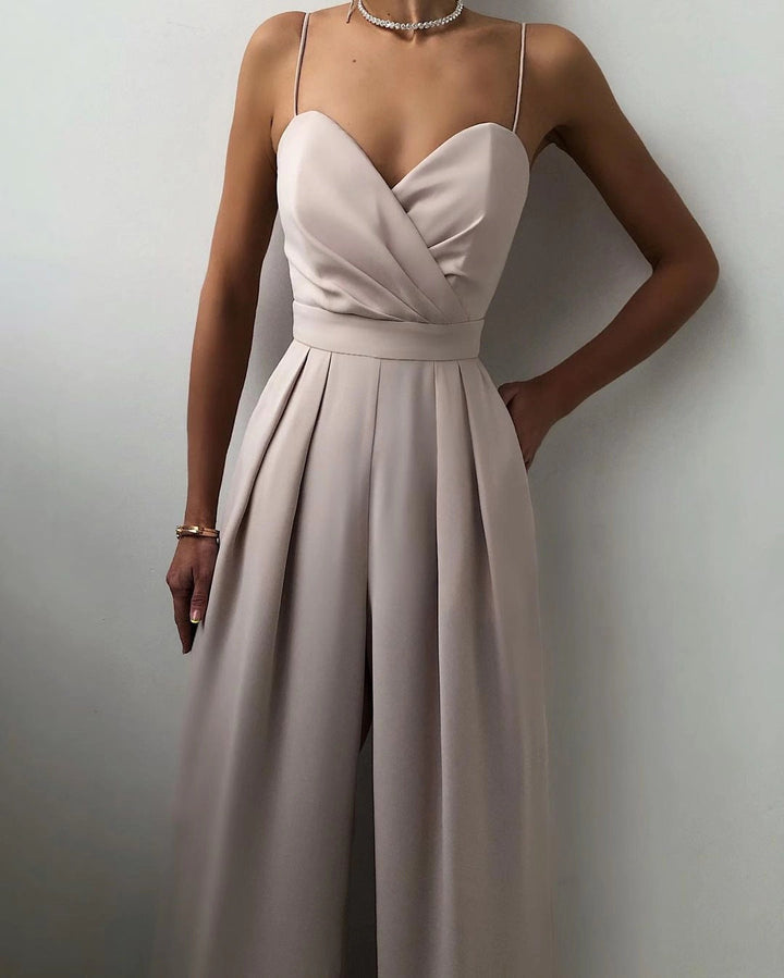Elegant Women's Overall with High Waist and Slim Silhouette 3