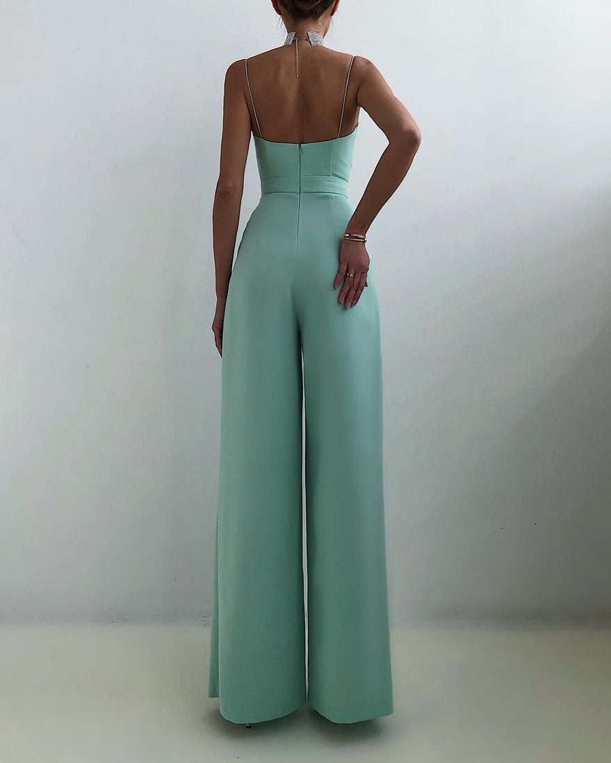 Elegant Women's Overall with High Waist and Slim Silhouette 6