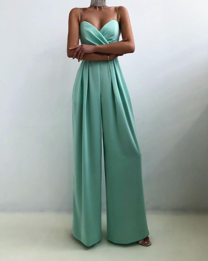 Elegant Women's Overall with High Waist and Slim Silhouette 7