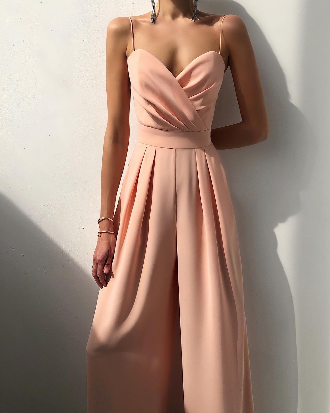 Elegant Women's Overall with High Waist and Slim Silhouette 8