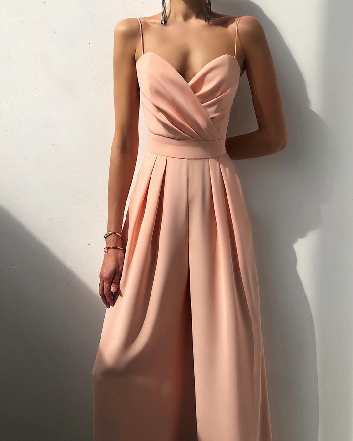 Elegant Women's Overall with High Waist and Slim Silhouette 8