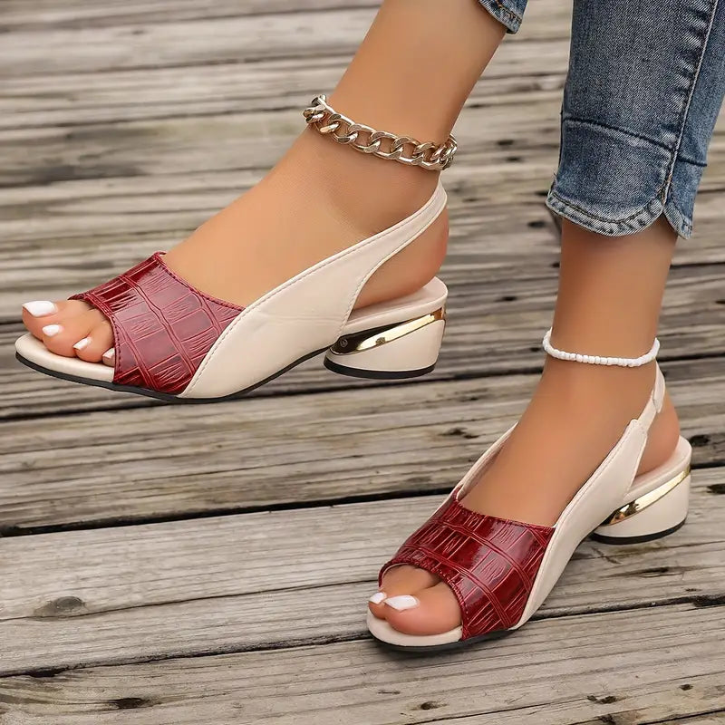 Elegant Women's Sandals with Arch Support - Stylish High Heel Footwear for Every Occasion 1