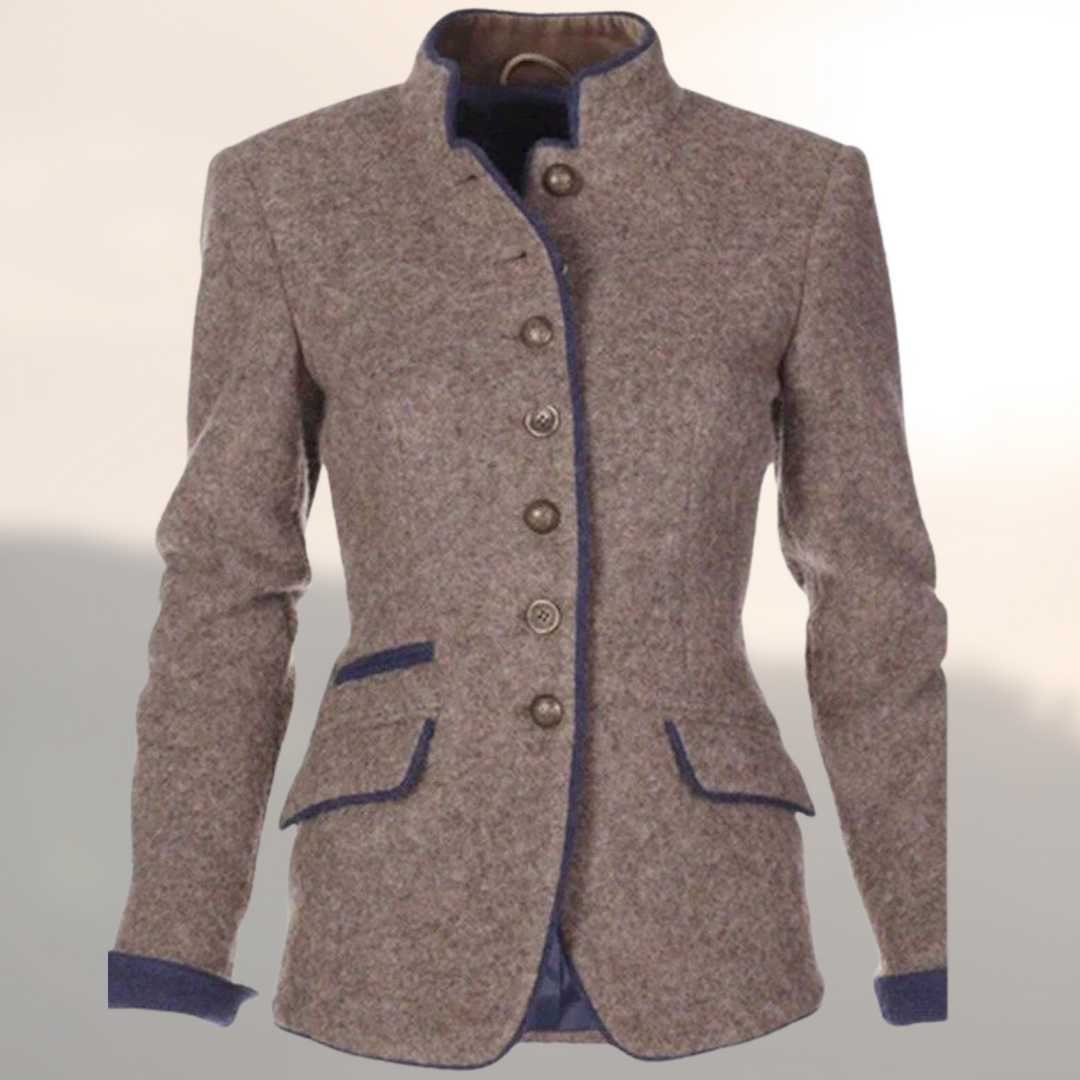 Elegant Women's Tailored Jacket for All Occasions - Flattering Fit, Lightweight Warmth, Versatile Style 0