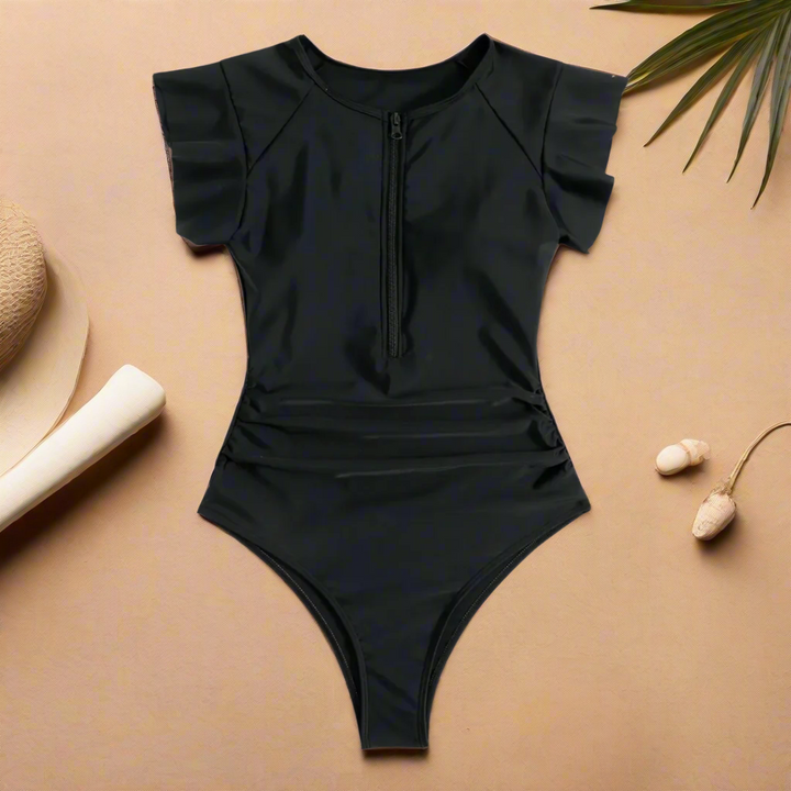 Elsa | Leaf Print Swimsuit 0