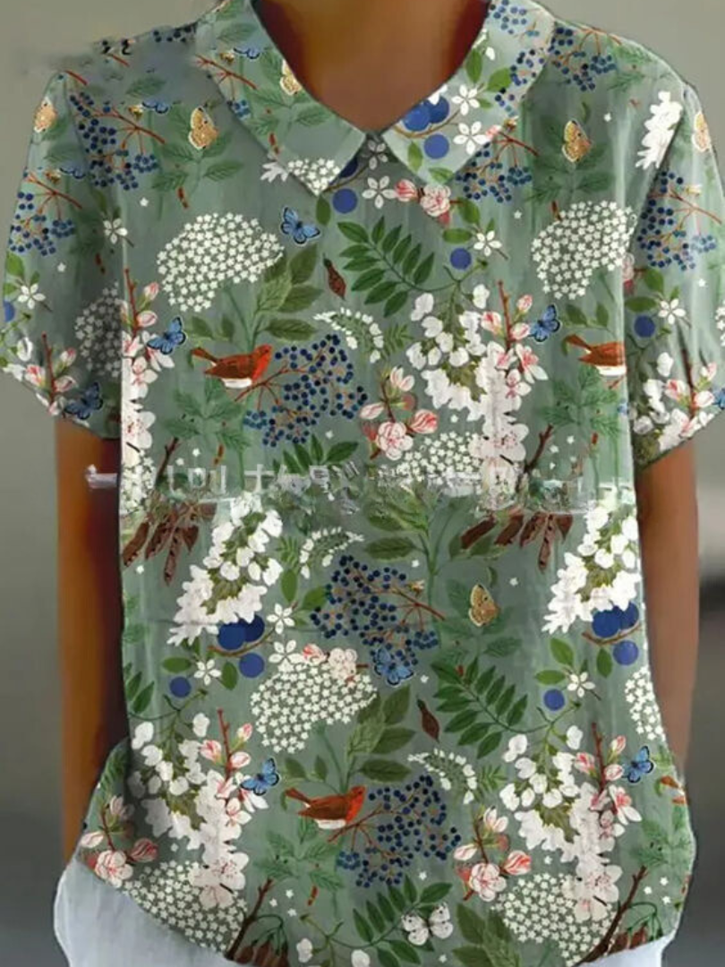 FLORA | Shirt with floral print 4