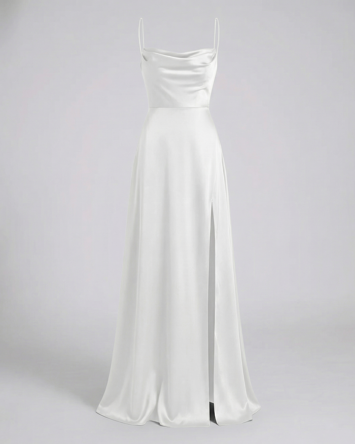 Floral Maxi Dress for Women - Elegant Long Dress with Leg Slit for Summer Events 9