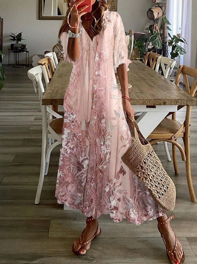 Floral Maxi Dress for Women | Casual Summer Style 0