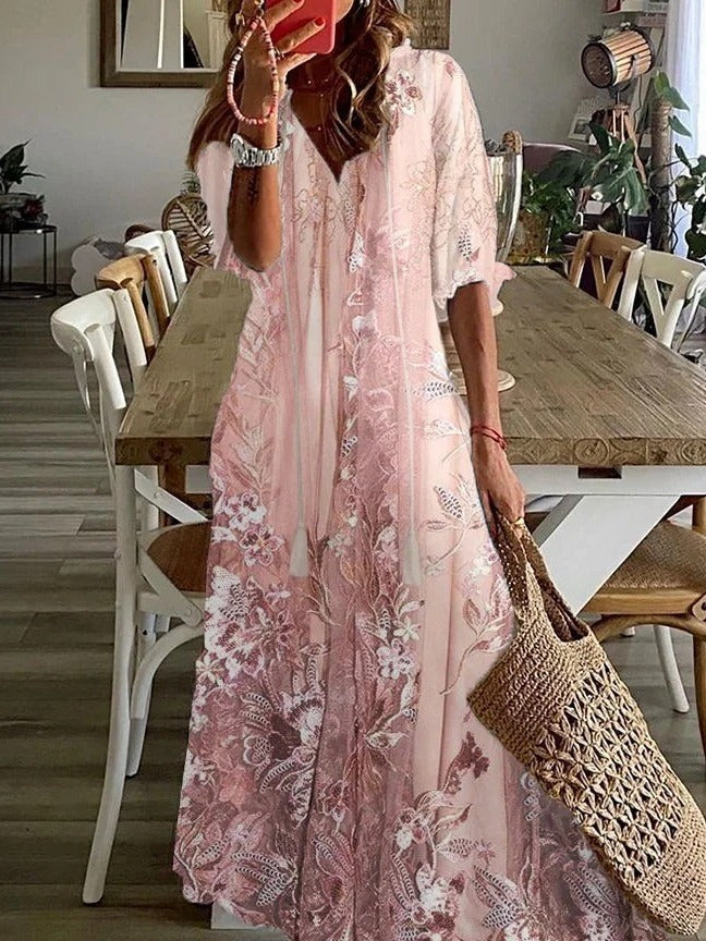 Floral Maxi Dress for Women | Casual Summer Style 1