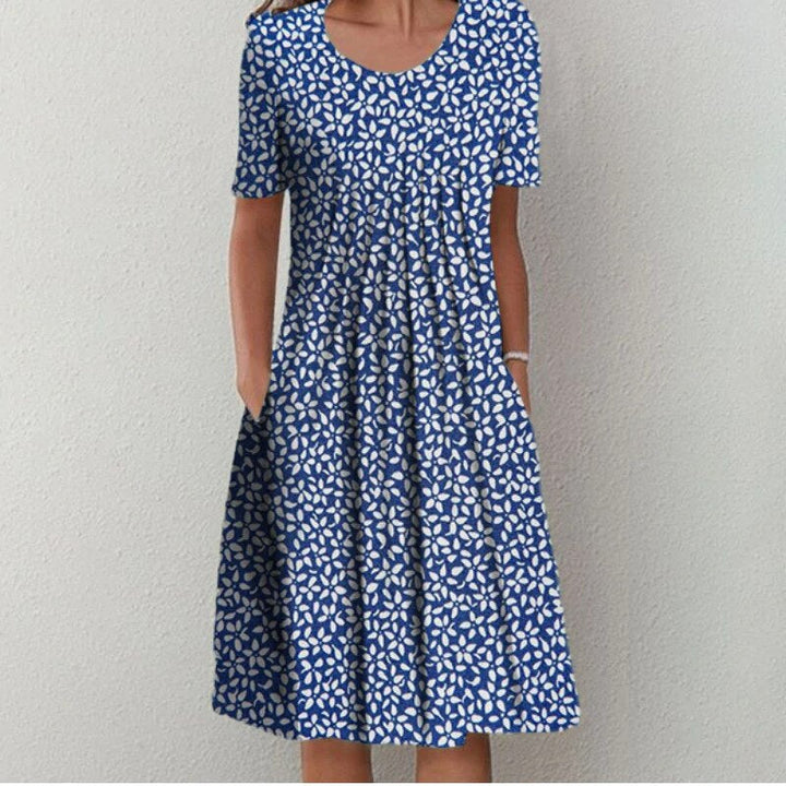 Floral Midi Dress for Women | Casual A-Line Style 9