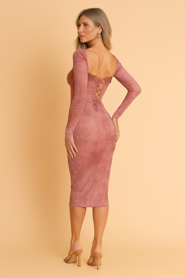Francine | Elegant Pink Dress 2
