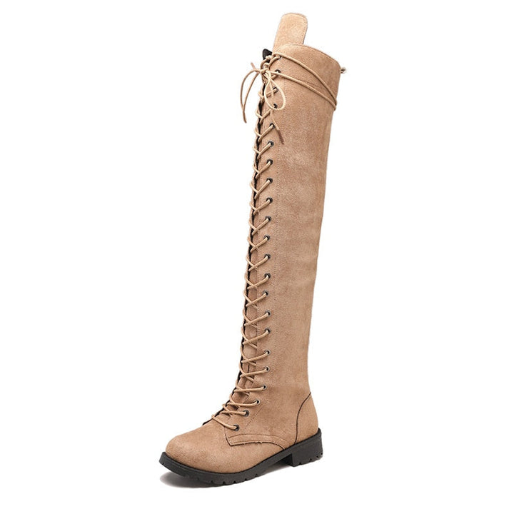 Heidi Knee Boots Women Stylish Comfortable High Platform Fall Winter Footwear 10