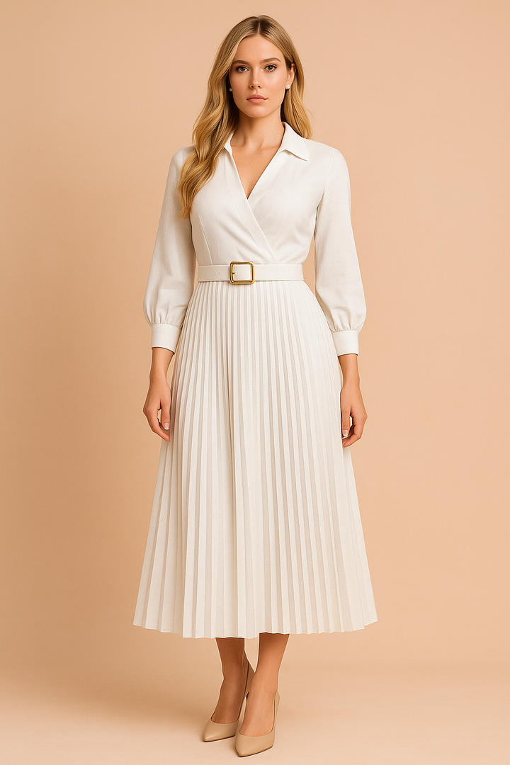 Isabela| Plus Size Elegant Knee-Length Dress for Spring 2