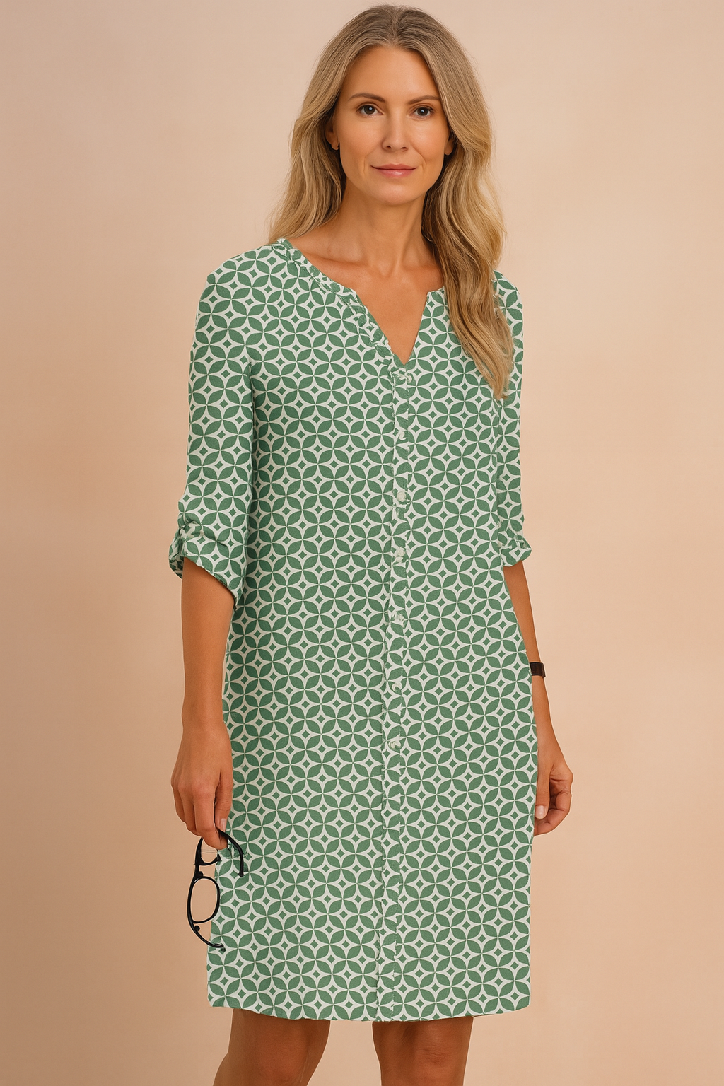 Iwona | Airy Boho Floral Dress 0