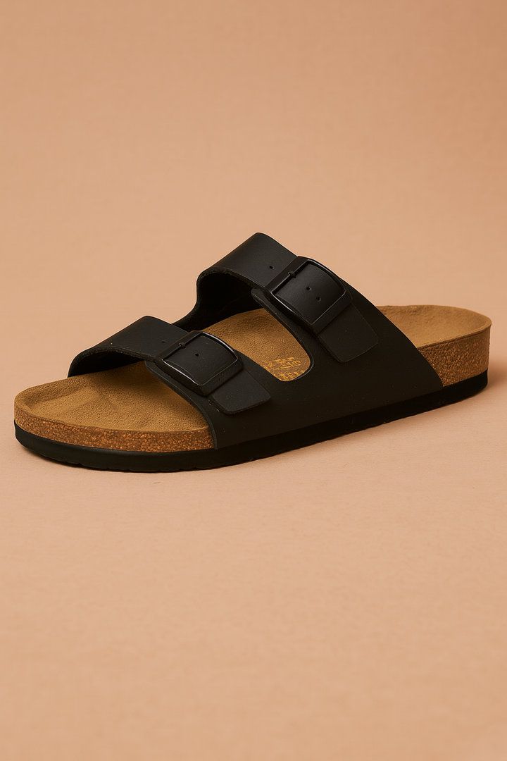 Jarred | Double Buckle Slides 3