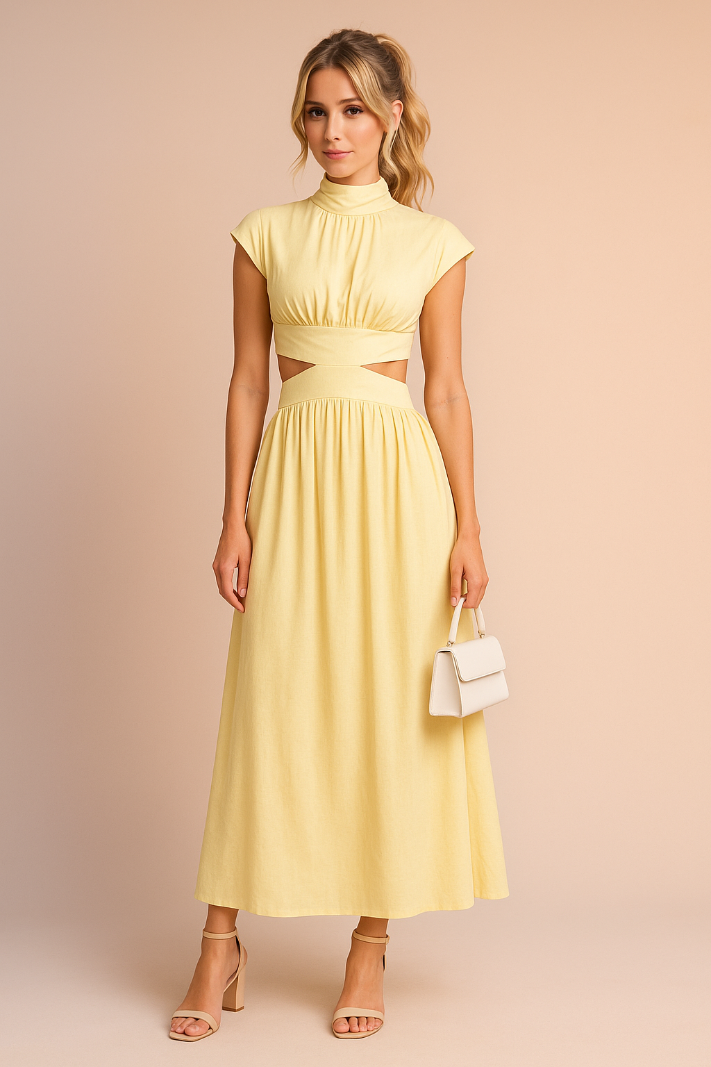 July | Elegant Maxi Dress with Cutouts 1