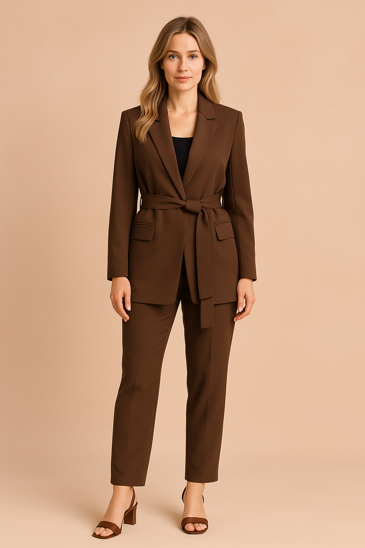 Kiera | Elegant Jacket with Belt 2