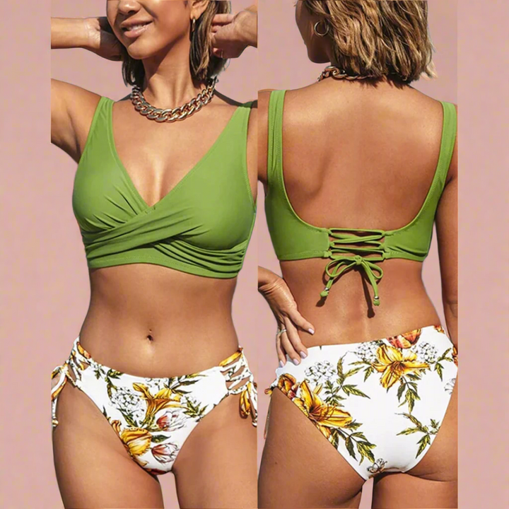 Lena | Tie-up bikini with wrap top 3
