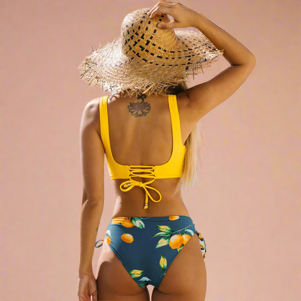 Lena | Tie-up bikini with wrap top 8