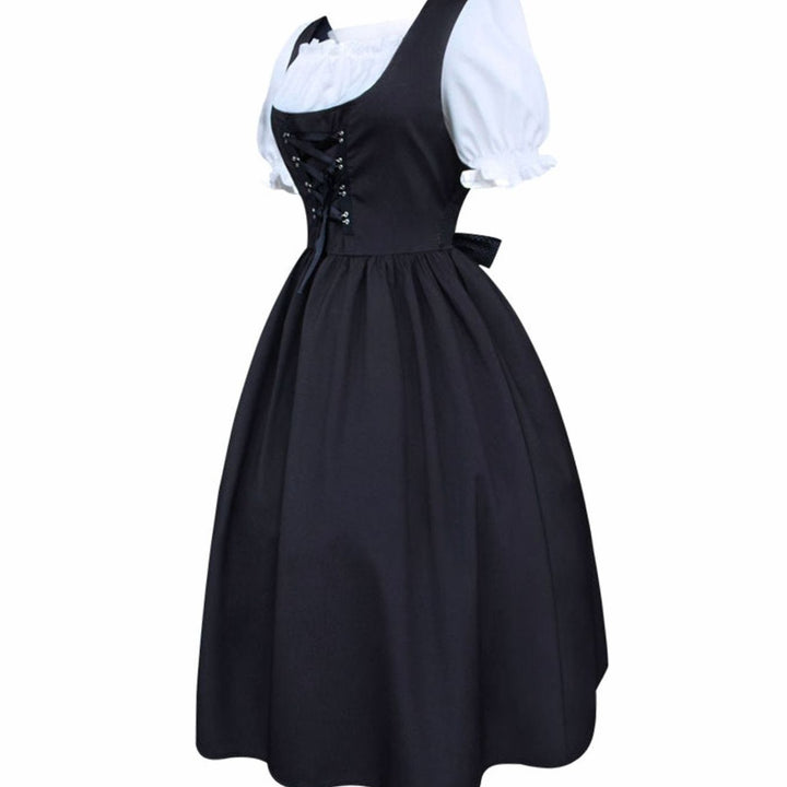 Lena | Women's Oktoberfest Dirndl Dress Traditional Dress Lace-up Midi 2
