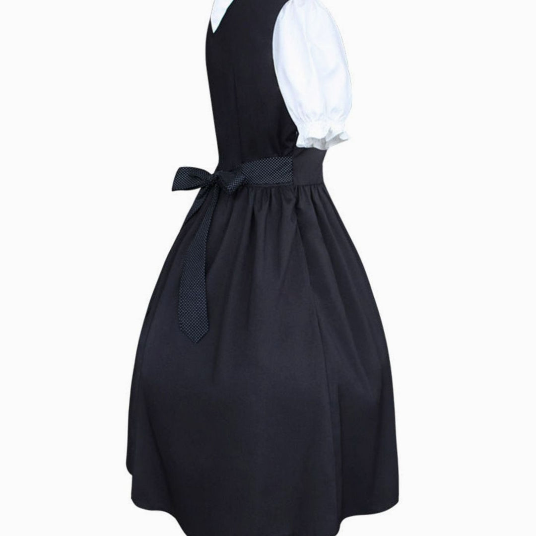 Lena | Women's Oktoberfest Dirndl Dress Traditional Dress Lace-up Midi 4