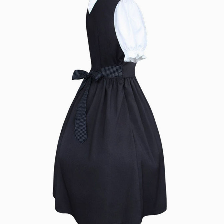 Lena | Women's Oktoberfest Dirndl Dress Traditional Dress Lace-up Midi 4