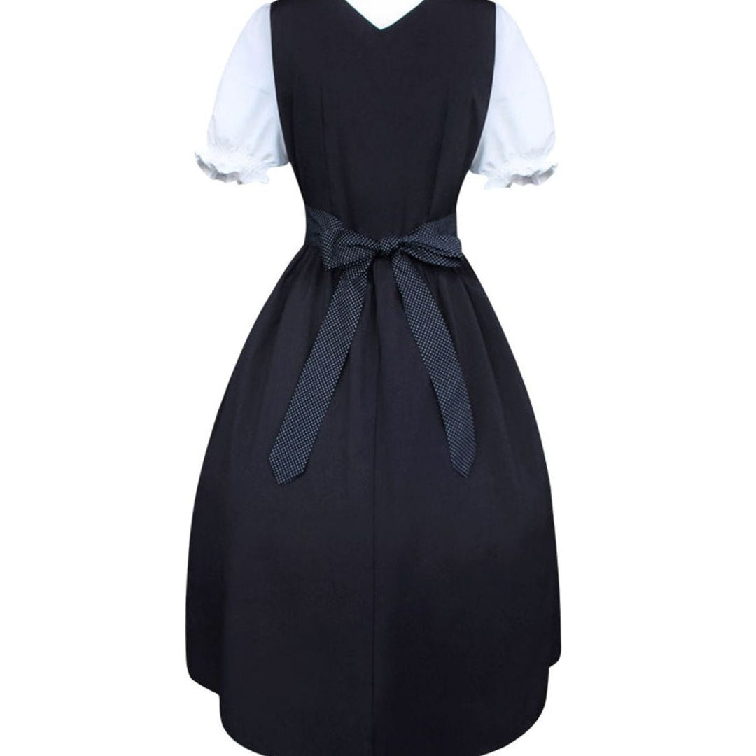 Lena | Women's Oktoberfest Dirndl Dress Traditional Dress Lace-up Midi 5