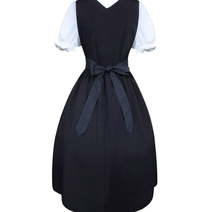 Lena | Women's Oktoberfest Dirndl Dress Traditional Dress Lace-up Midi 5