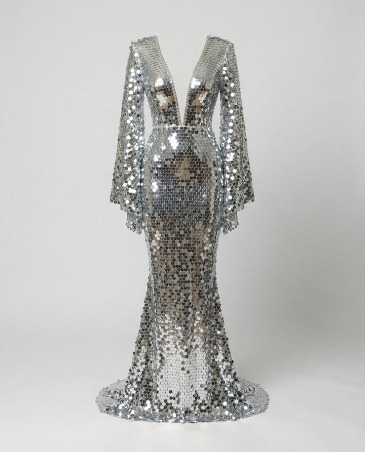 Lena | Women's Sequin Party Dress Evening Dress Sparkling Festive 4