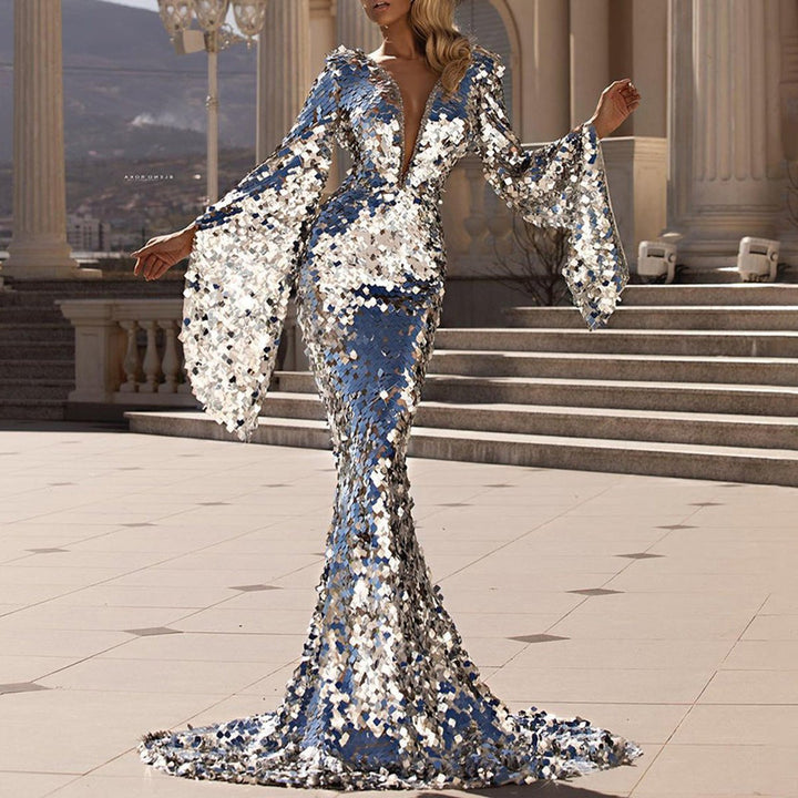 Lena | Women's Sequin Party Dress Evening Dress Sparkling Festive 5