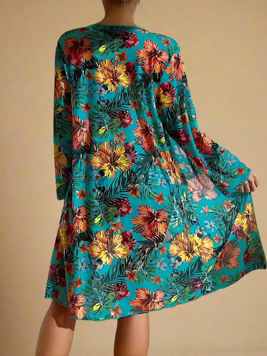 Leticia | Floral Cover-Up Swimsuit 2