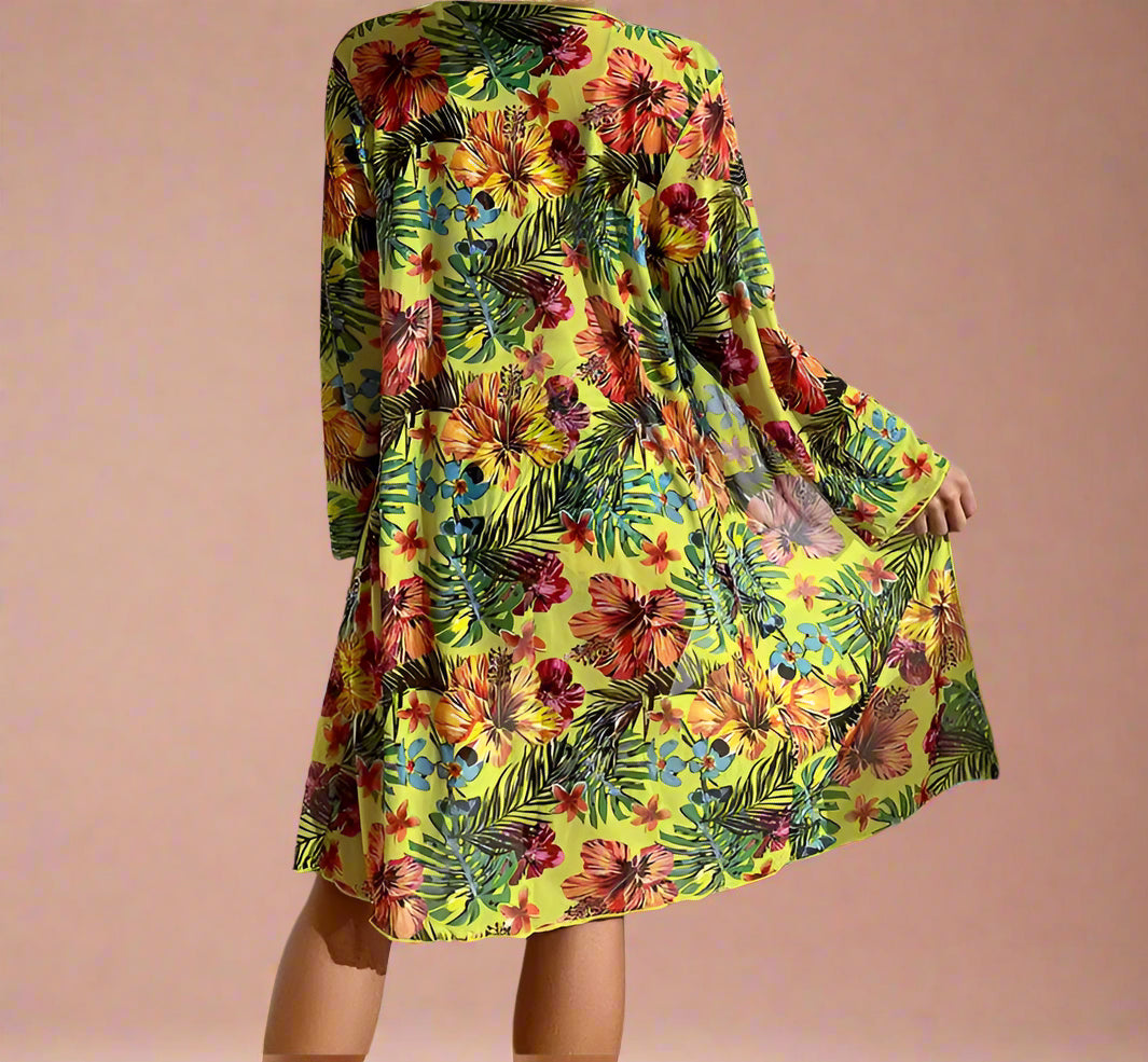 Leticia | Floral Cover-Up Swimsuit 7