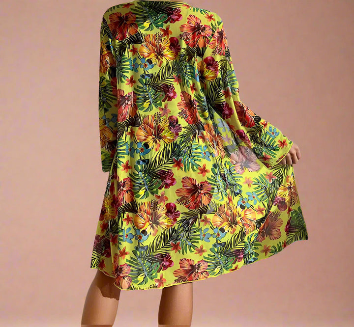 Leticia | Floral Cover-Up Swimsuit 7