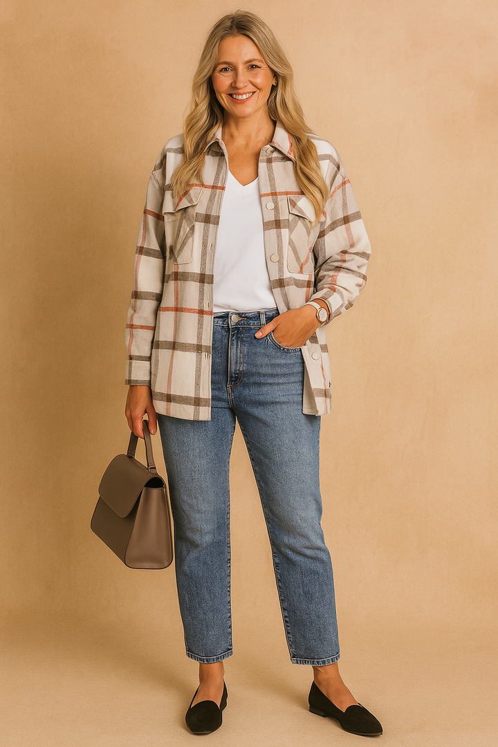 Loose Fit Women's Blouse - Casual Summer Tops for Women, Versatile Everyday Style 1