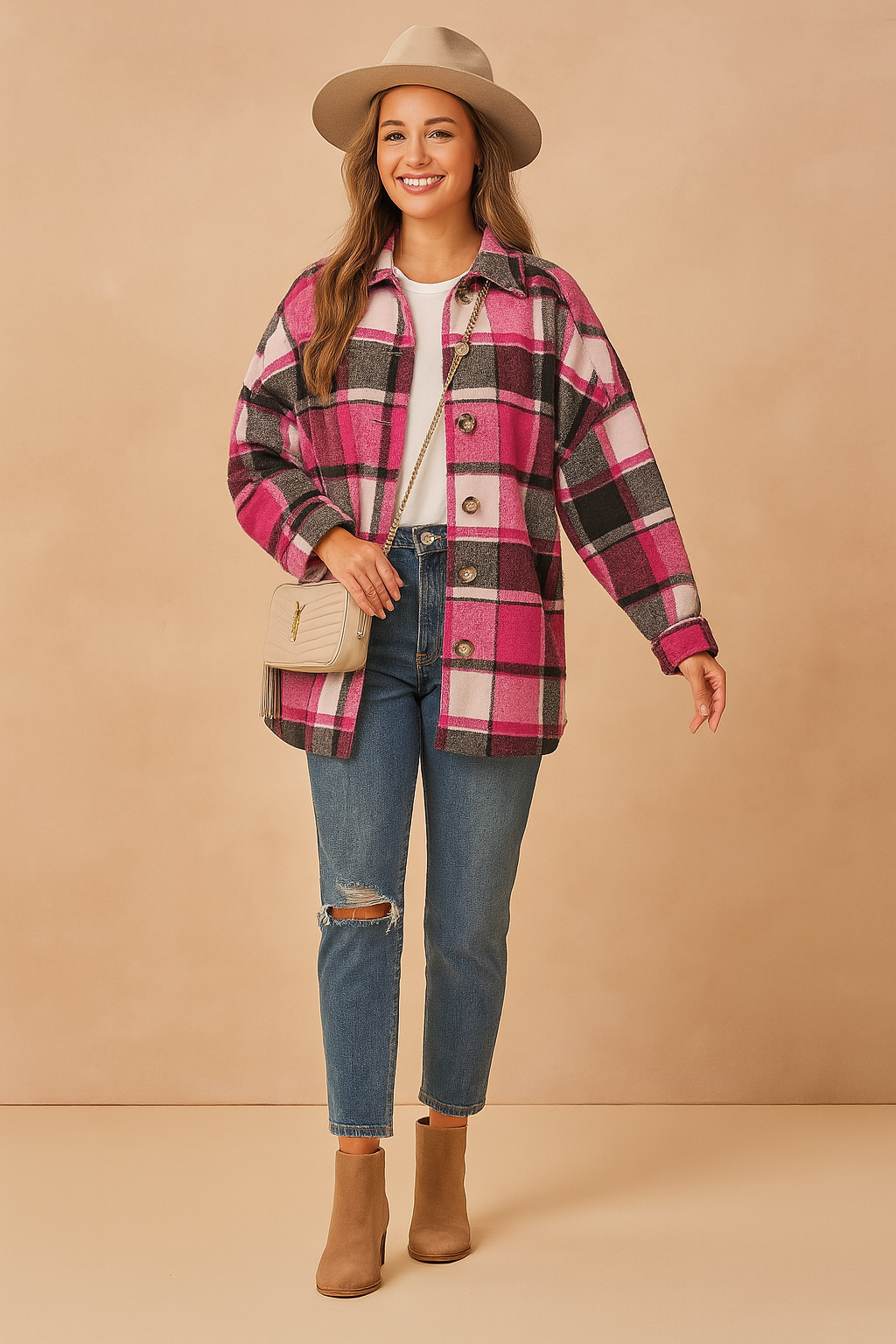 Loose Fit Women's Blouse - Casual Summer Tops for Women, Versatile Everyday Style 2