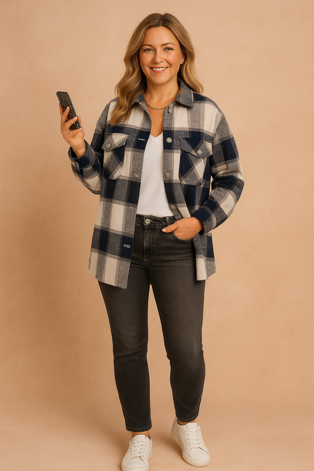 Loose Fit Women's Blouse - Casual Summer Tops for Women, Versatile Everyday Style 3