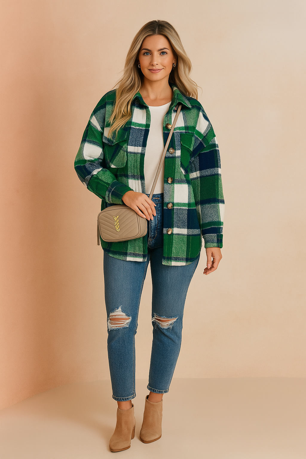 Loose Fit Women's Blouse - Casual Summer Tops for Women, Versatile Everyday Style 4