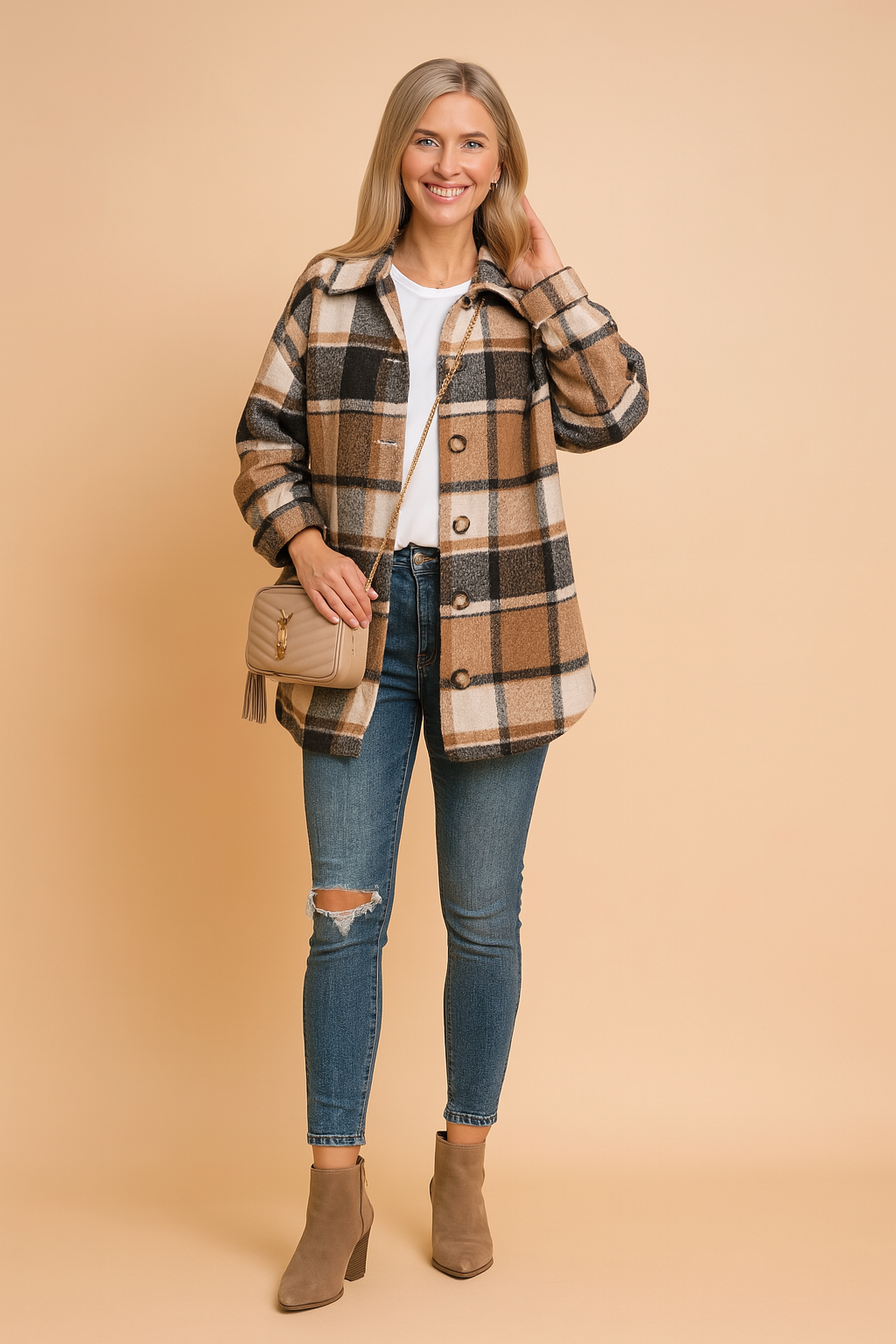 Loose Fit Women's Blouse - Casual Summer Tops for Women, Versatile Everyday Style 7