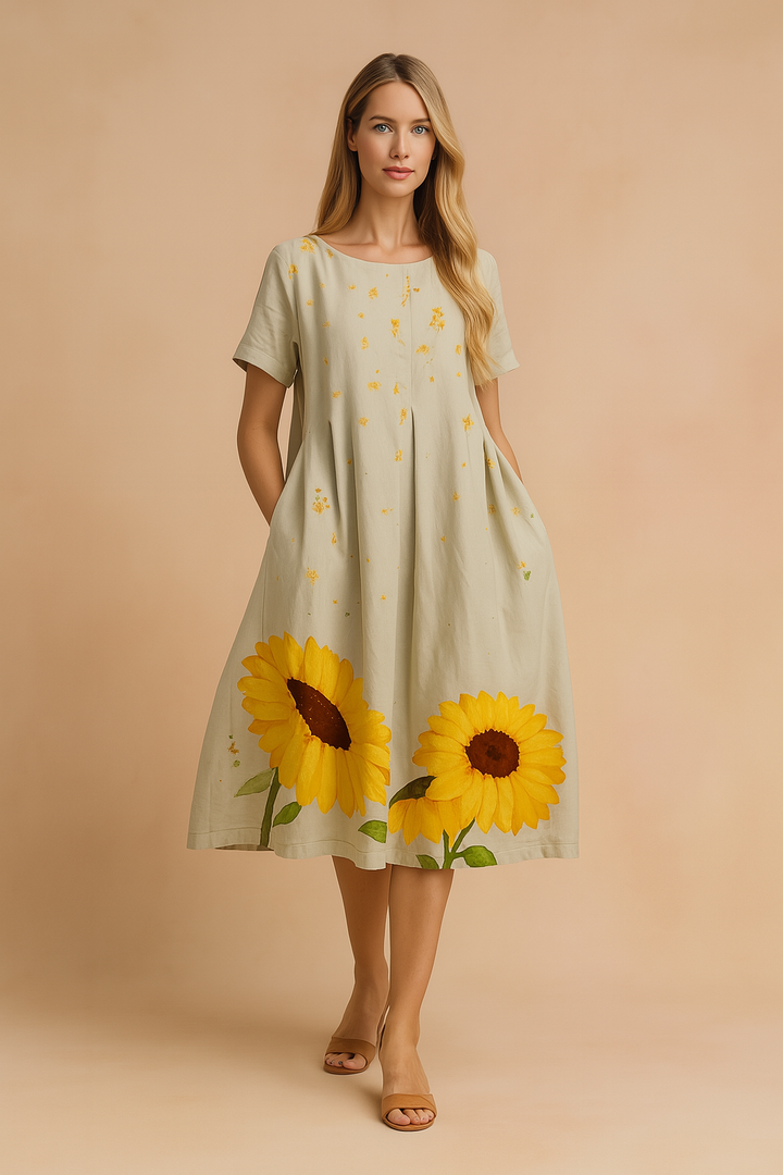 Lottie | Flowy Floral Boho Dress 2
