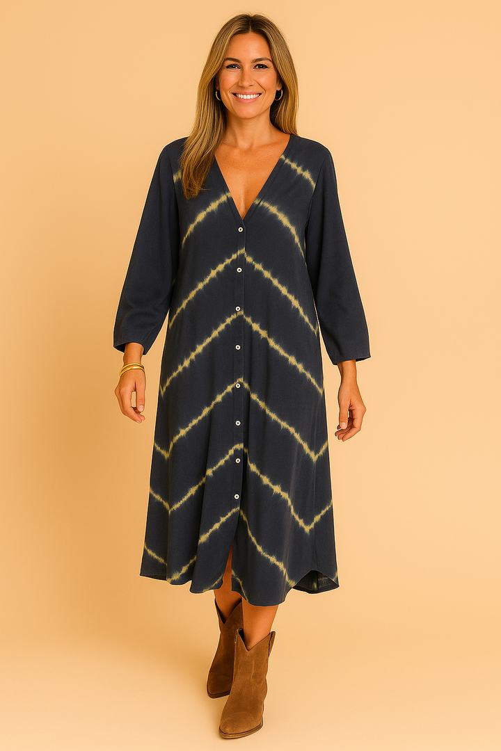 Maggie | Loose V-Neck Maxi Dress 1