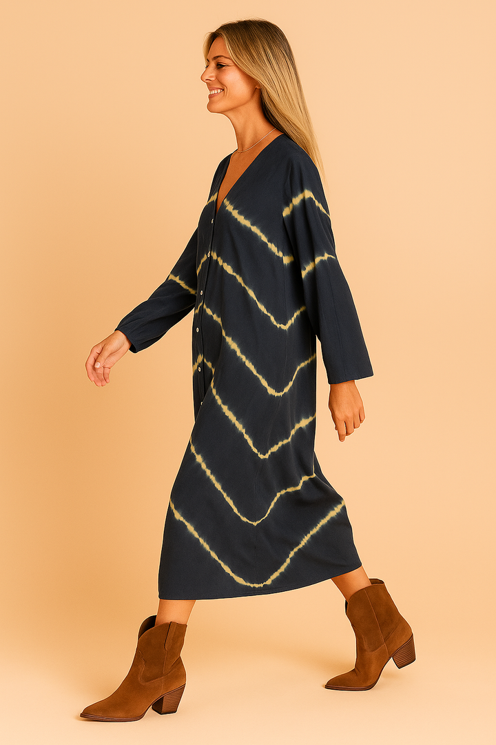 Maggie | Loose V-Neck Maxi Dress 2