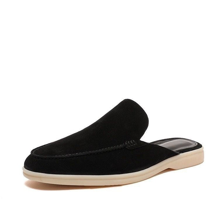 Men’s Backless Loafer Slip-On Shoes with Arch Support for Summer 0