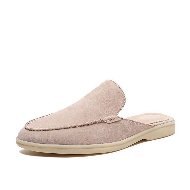 Men’s Backless Loafer Slip-On Shoes with Arch Support for Summer 4