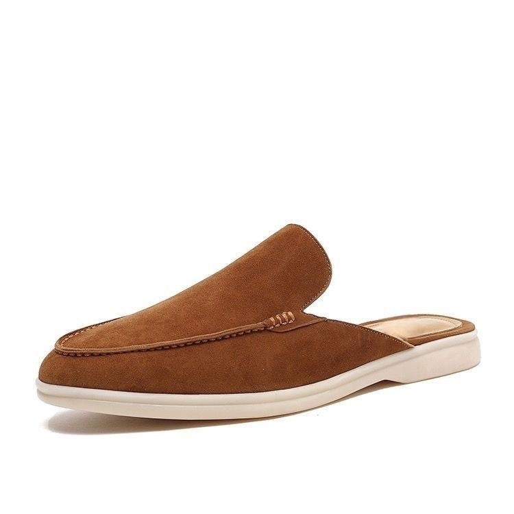 Men’s Backless Loafer Slip-On Shoes with Arch Support for Summer 6