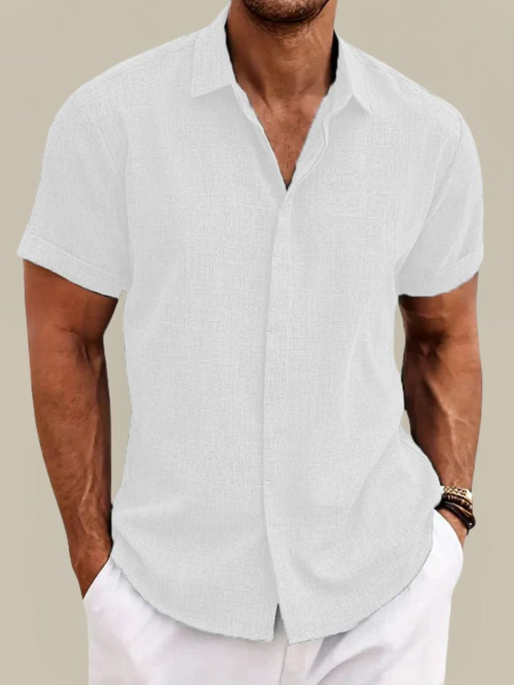 Men's Breathable Short Sleeve Shirt for Summer Casual Wear 3