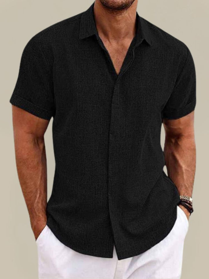 Men's Breathable Short Sleeve Shirt for Summer Casual Wear 5