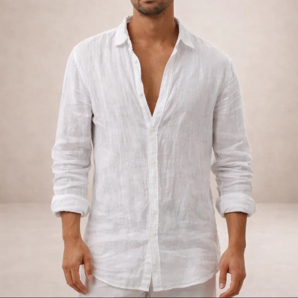 Men's Casual Button Down Shirt for Warm Weather - Relaxed Fit 2